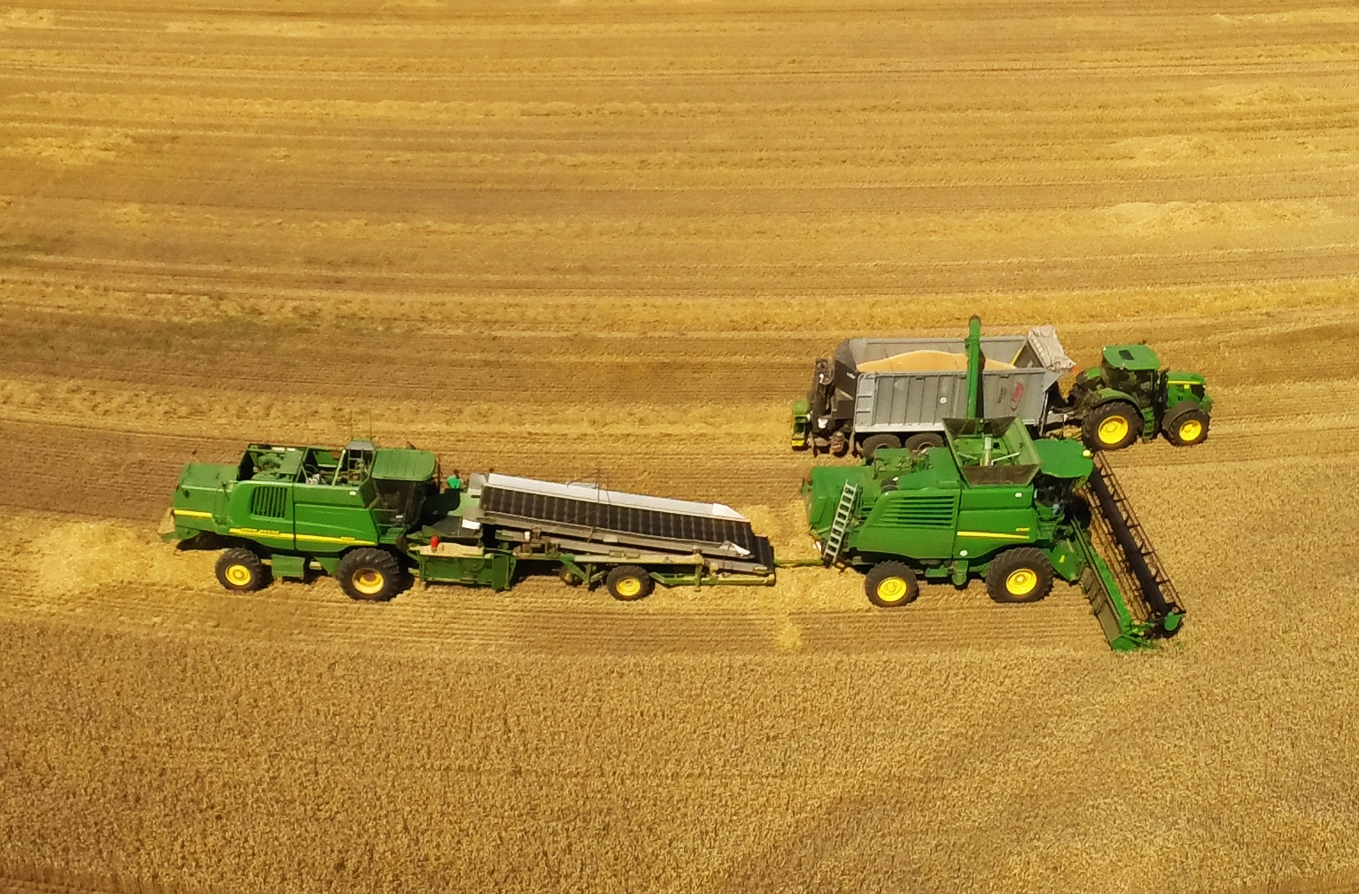 John Deere combine test rig - Profi