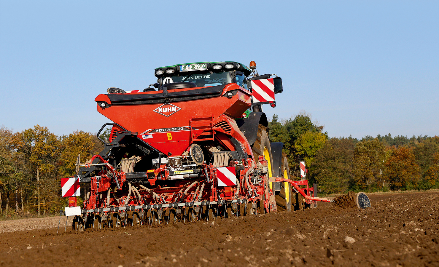 Kuhn HR and Venta 3030 power harrow drill combination: Going with the ...