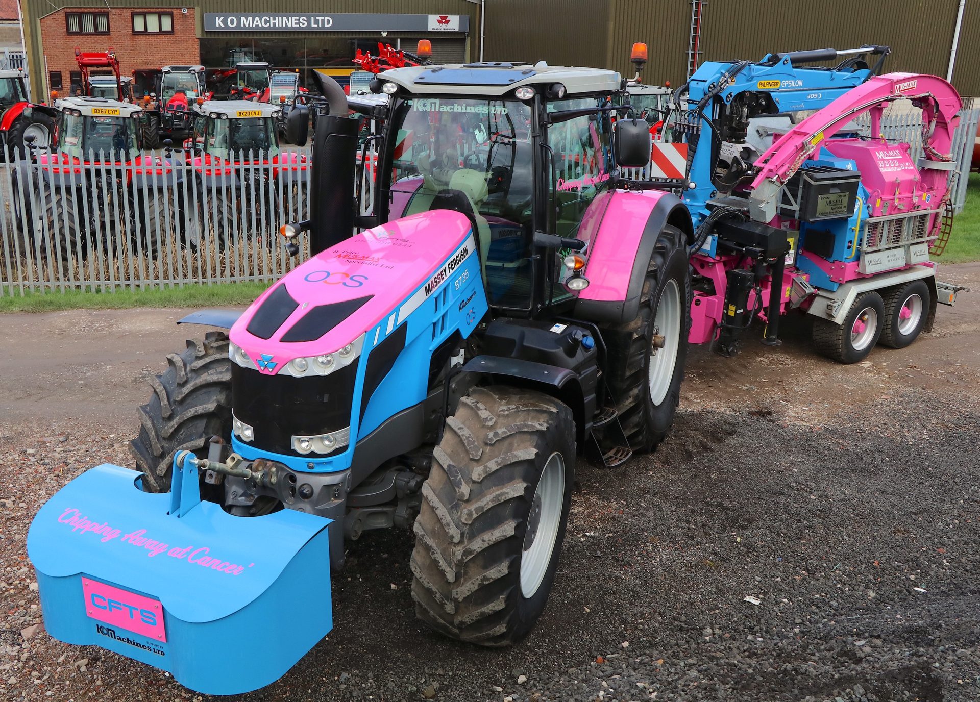 Charity wrap for Massey tractor - Profi